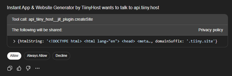 allowing api to connect to deploy the website