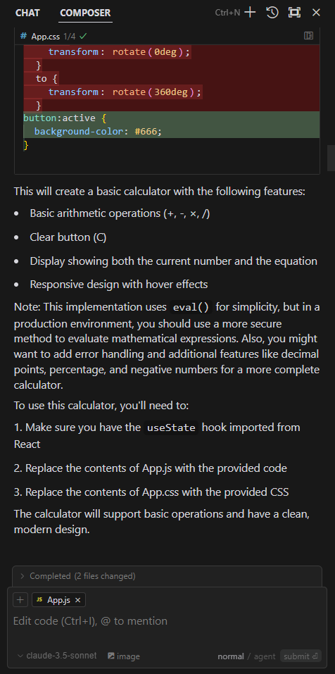 An explanation about the changes made or features added to the updated code.