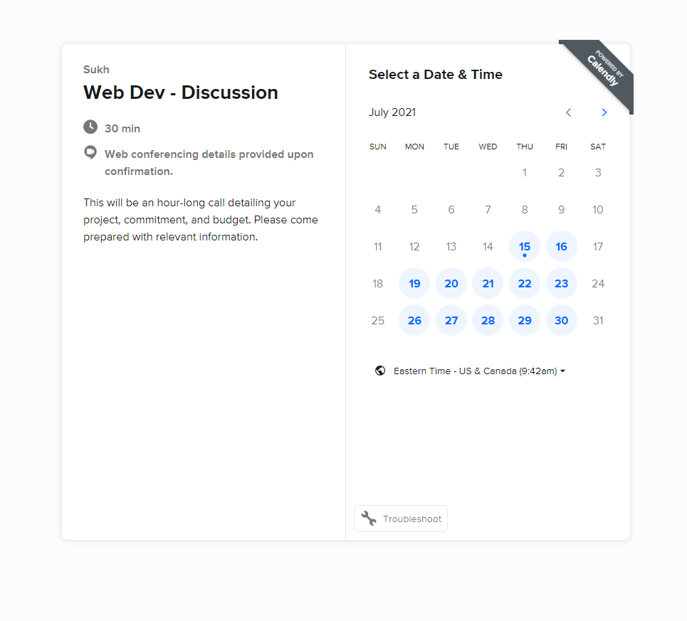 Boost Freelance Calls with Calendly & HTML