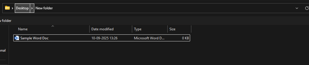Select file from your device to import to Google Docs
