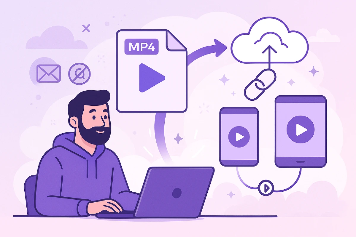 Upload Video Files Online and Share as Link