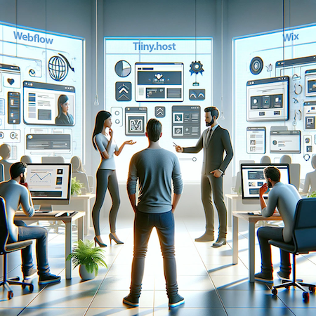 Webflow vs. Wix vs. Tiiny.host: Which is Best For You?